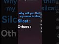 my name is silver