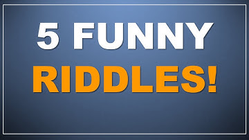 5 Funny Riddles!! (with answers - can you solve them?)