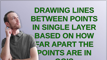 Gis: Drawing lines between points in single layer based on how far apart the points are in QGIS