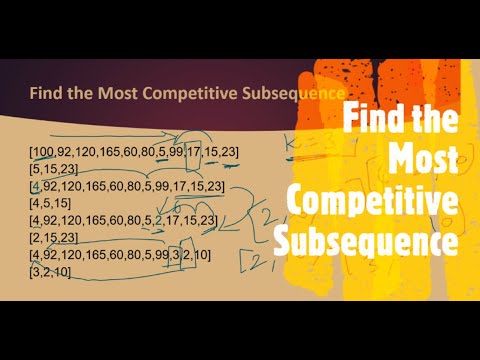 Find the Most Competitive Subsequence | LeetCode 1673 | Coders Camp ...