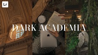 Dark Academia Preset | Aesthetic Lightroom Preset | Lightroom editing tutorial aesthetic screenshot 3