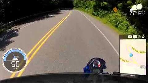 Motorcycle Helmet Heads Up Display Mock