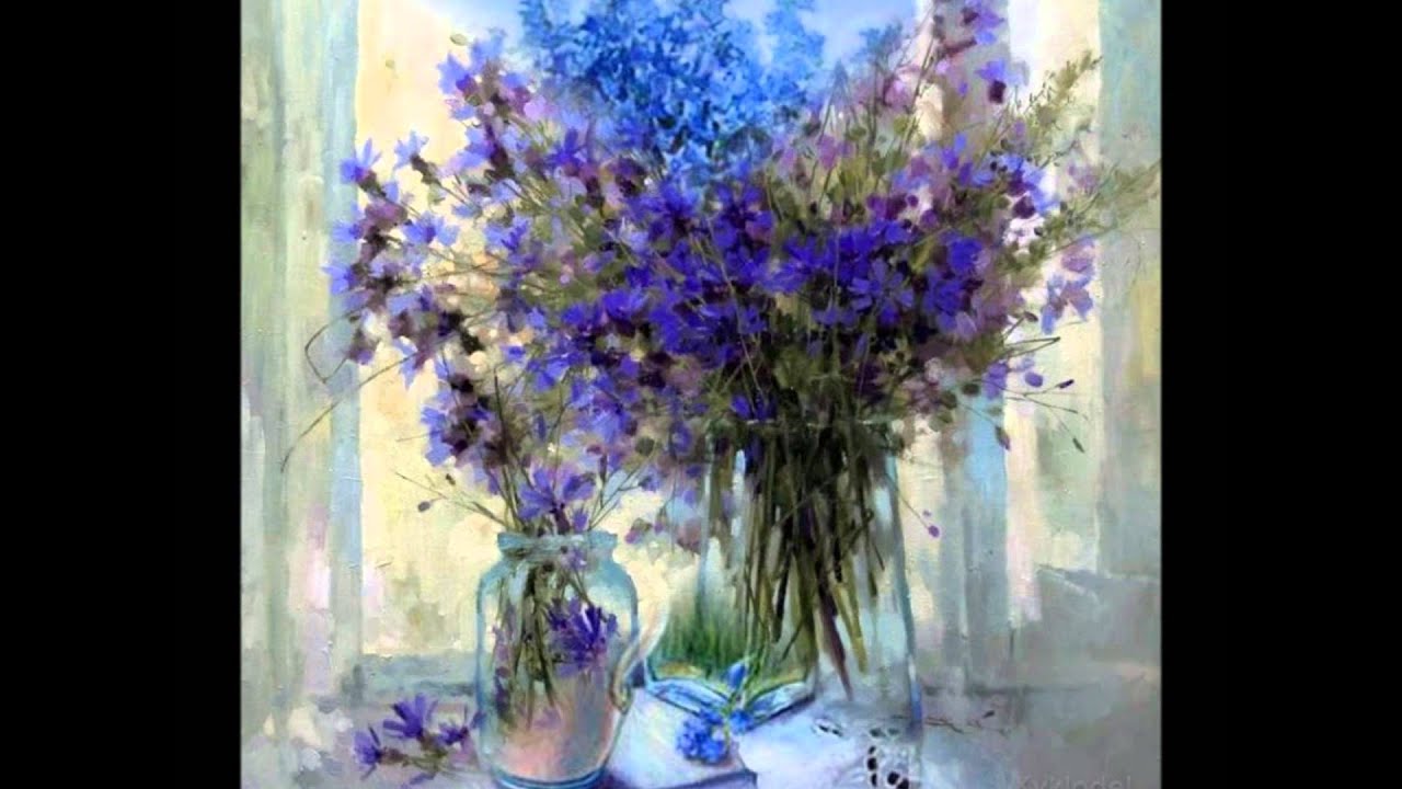 Цветы летние | Васильки Колокольчики Ромашки | Летний вечер (HD) - YouTube