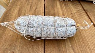 Homemade FINOCCHIONA salami  How to make Fennel Salami at home