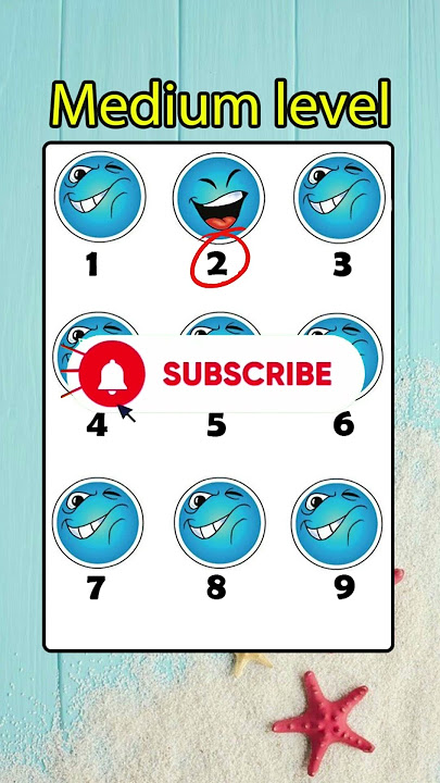 Spot the Different Emoji in Just 20 Seconds! Challenging and Fun Brain Teasers! Smart Puzzles
