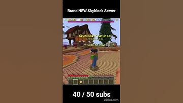 NEW Skyblock Series!!! #minecraft #skyblock