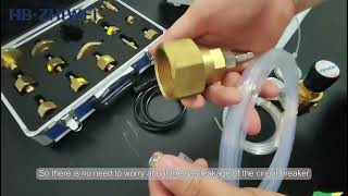 Demonstration Of Zwzh-Iv Sf6 Comprehensive Tester