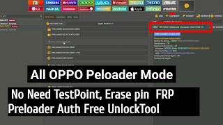 Oppo A17 CPH2477 No Need TestPoint, Erase FRP Preloader Auth Free UnlockTool