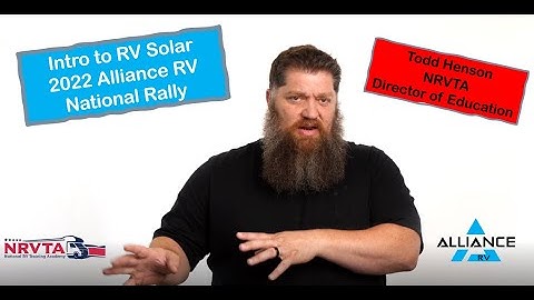 Introduction to RV Solar 2022 National Rally