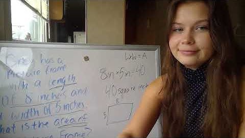 Video Lesson- Area of a Rectangle