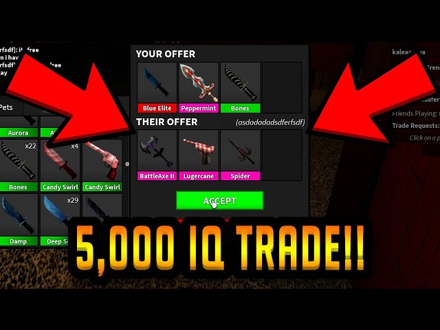 YOU'LL NEVER BELIEVE THIS 1,000 IQ TRADE I GOT (ROBLOX MM2