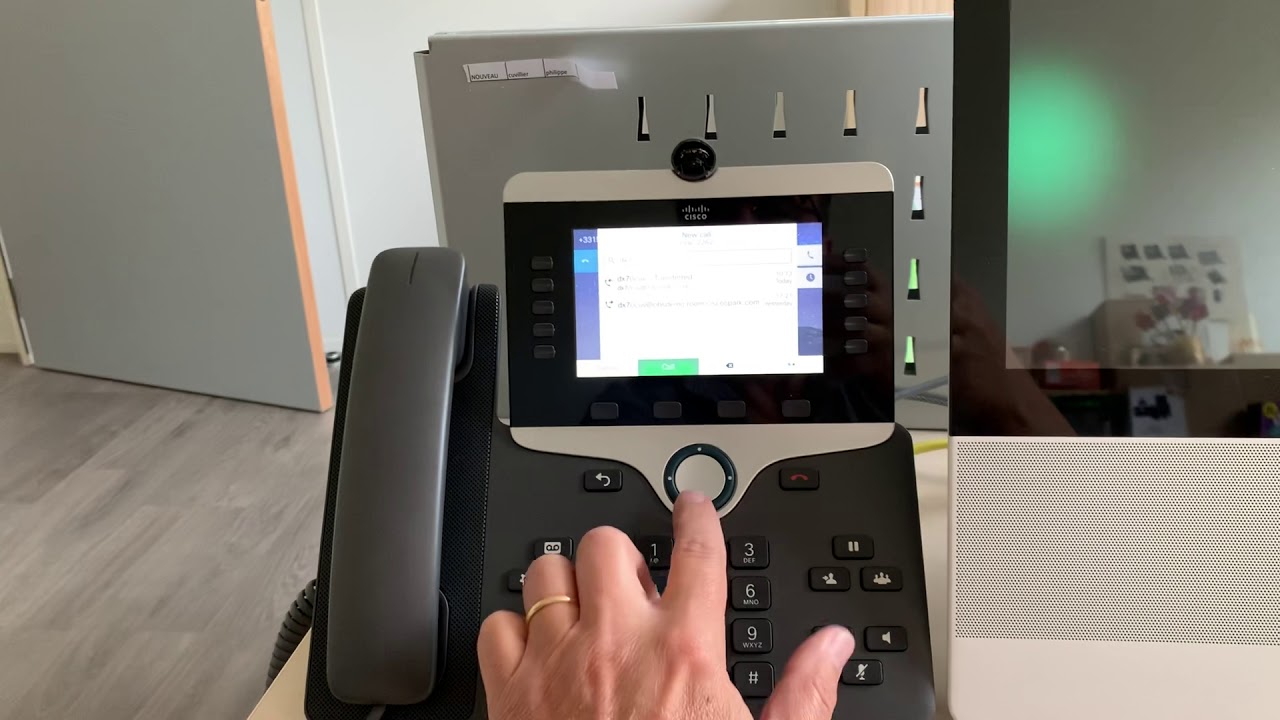 Cisco 8845 callmanager sip call Teams Dx - YouTube