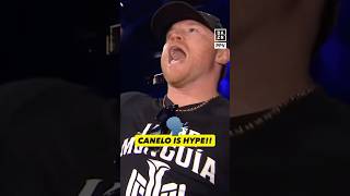 Canelo was HYPED for Munguia 🗣️ #shorts