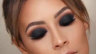 BLACK SMOKEY EYE  BEST TIPS FOR BLENDING | DESI PERKINS