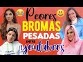 ¡PEORES BROMAS PESADAS ENTRE YOUTUBERS! - Todas terminan mal 😅