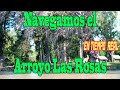 Navegamos el Arroyo las Rosas en tiempo real desde el Luján hasta el Paraná. Peligros, Profundidades