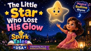 The Little Star Who Lost His Glow ⭐ | Magical Bedtime Rhyme for Kids | @Spark Tales USA
