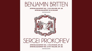 String Quartet No. 1 in D Major, Op. 25: II. Allegretto con slancio