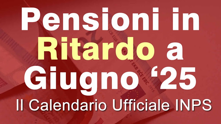 😲 Pagamento PENSIONI Inps in RITARDO a Giugno 2025 - Info Importanti
