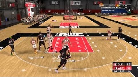 bald crack head center makes a full court shot