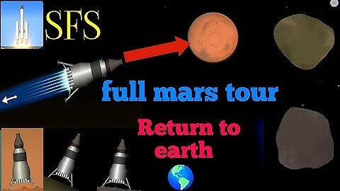 Mars grand tour in SFS | mars tour full tutorial #flight