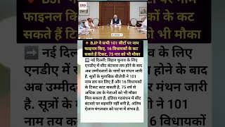बीजेपी ने 101 सीटों पर नाम फाइनल किये / bjp ne 101 seeto par naam final kiye #bjpnews #news