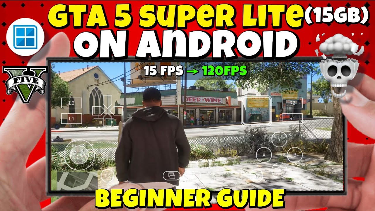 GTA 5 Super Lite (15GB) On Android  | Winlator Full Setup & Smooth Gameplay Tutorial
