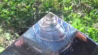 XL jumbo mini Chembuster (8x8" base) and Medium (4.75x4.75")