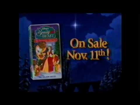 disney 39 s beauty and the beast the enchanted christmas vhs beauty and the beast the enchanted christmas vhs