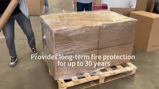 fire insulation foam brick for pipes and cable trays