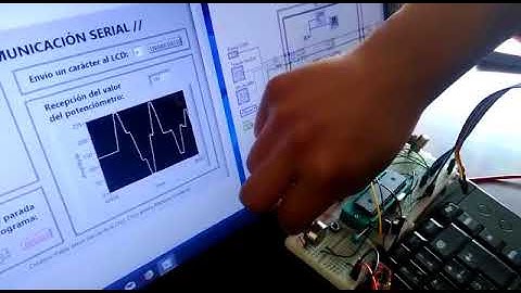 Comunicación serial entre el PIC 16F877A y LabVIEW
