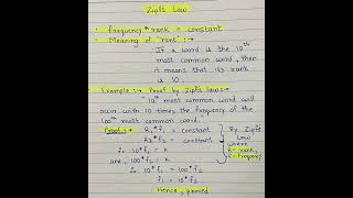 Zipf's Law in Natural Language Processing #nlp #naturallanguageprocessing #nlponlinetraining
