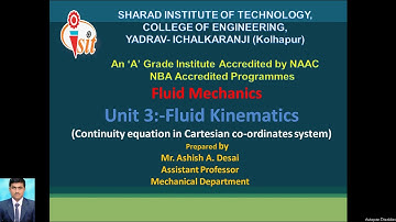 Unit 3 Fluid Kinematics  IV