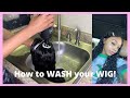 The BEST way to WASH your WIGS! - Getting rid of those oily ROOTS (wefts)! - HOW TO