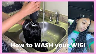 The BEST way to WASH your WIGS! - Getting rid of those oily ROOTS (wefts)! - HOW TO