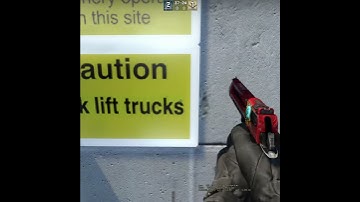 Прострел угла в мейне на Нюке кс го лайфхак #shorts