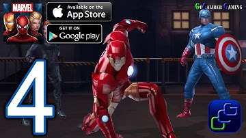 Marvel Future Fight Android iOS Walkthrough - Part 4 - Chapter 1 NORMAL: Stage 8 - Bonus