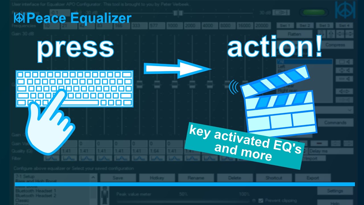 Peace equalizer interface