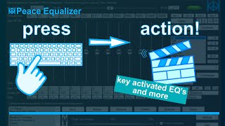 Peace Equalizer - Tutorial 12 Setting and using hotkeys screenshot 4