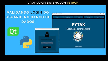 32 -  Validando usuário no banco de dados para acessar o sistema | QtDesigner | sistema com Python