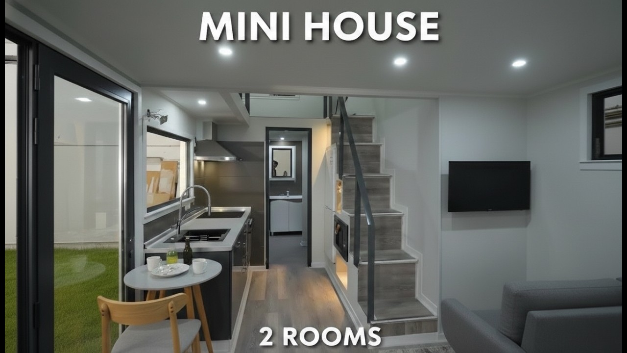 2 Room Mini Luxury Home Design | Fancy Kitchen & Modern Toilet | Perfect Home for Couples