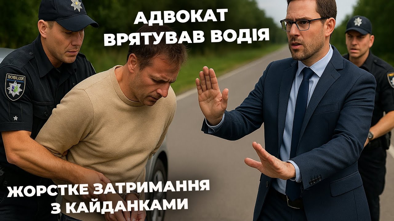 🔥 АДВОКАТ ВРЯТУВАВ ВОДІЯ від свавілля поліції: силове затримання без причин!