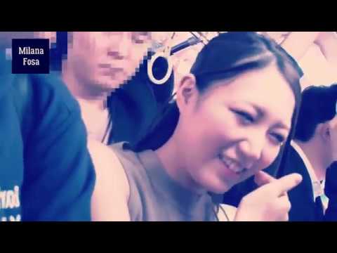 Japan Bus Vlog  office girl go to the company