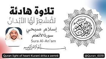 تدبر سورة الأنعام كما لم تسمعها من قبل بصوت خاشع يلامس أعماق القلب ❤️ تلاوة نادرة للشيخ إسلام صبحي