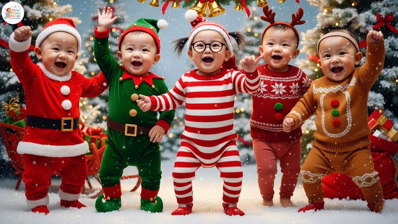 Jingle Bells Song 2025 | Baby Dance & Holiday Fun Christmas Song for ...