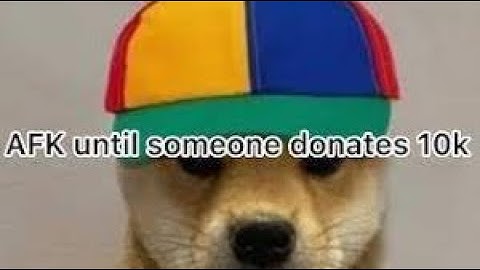 how to make an AFK until someone donate game