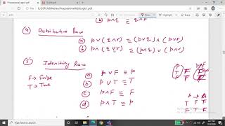 Propositional Logic Part 5||DSTL||Discrete Structure & Theory of Logic