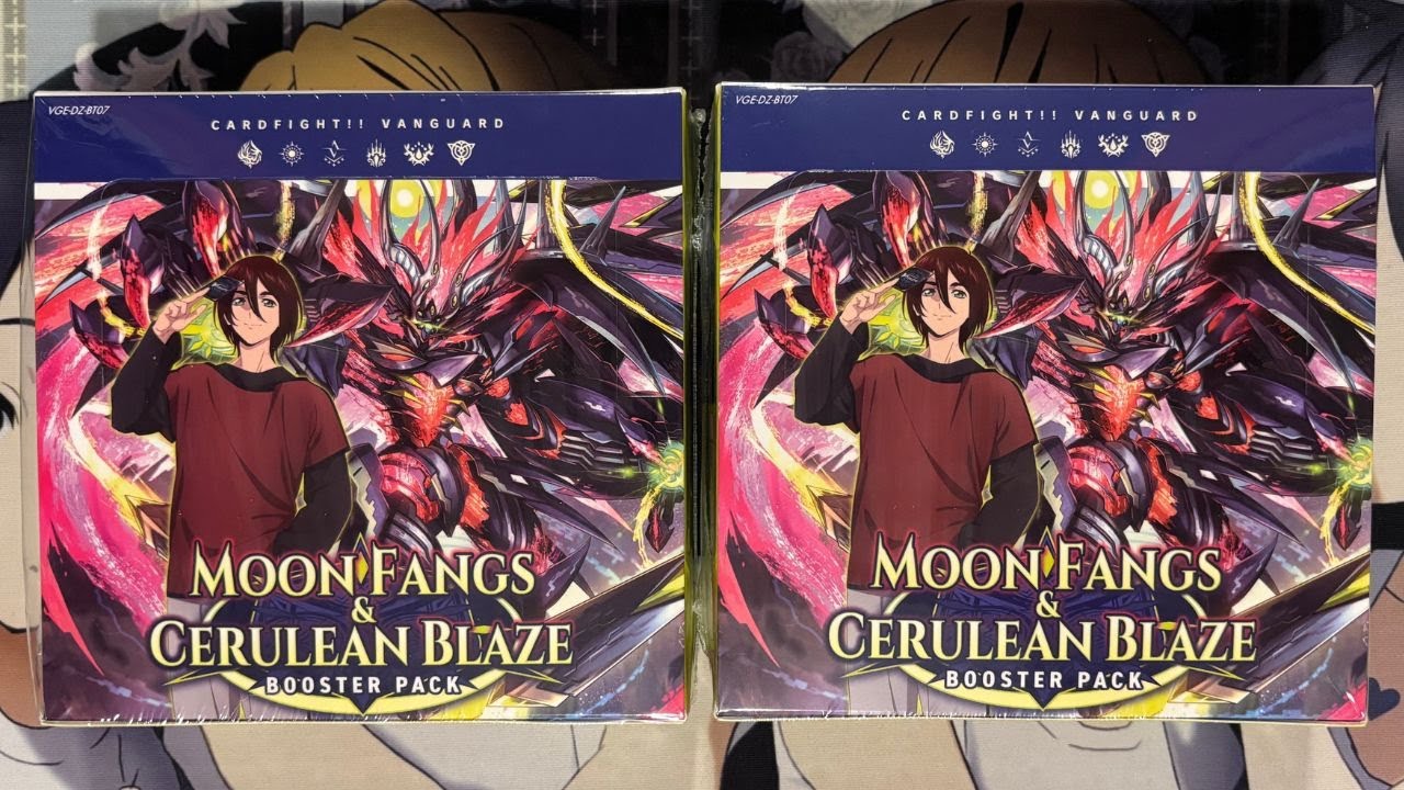 Opening Two Moon Fangs & Cerulean Blaze Cardfight Vanguard Booster Boxes English