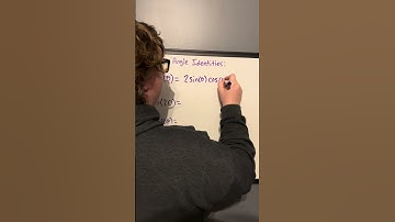 Double Angle Identities