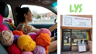 LYS in Michigan Woven Art Yarn Shop **a must see video**